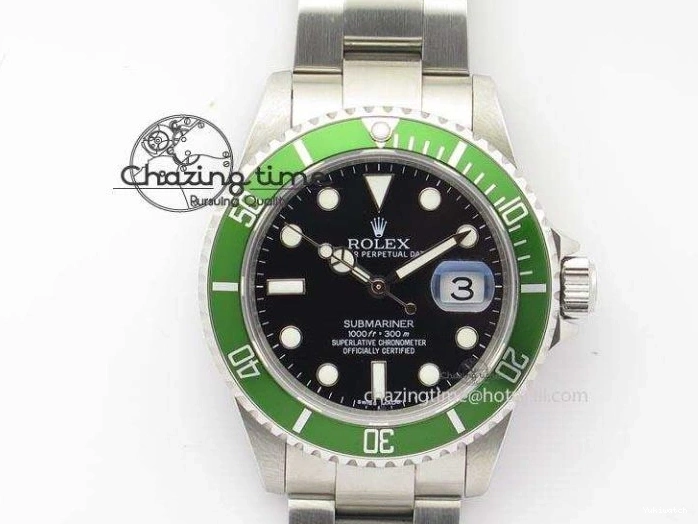 Bracelet Green Maker 16610 A3135 Dial SS Submariner BP On 0319